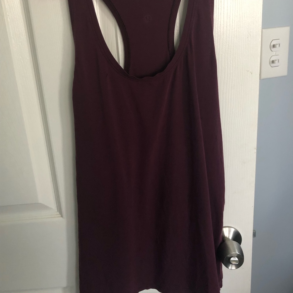 Purple Lululemon tank sz. 8